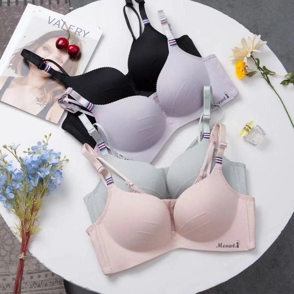 Set di biancheria intima sexy Reggiseno per ragazze Reggiseno senza cuciture di moda Set di un pezzo senza ferretto Push Up Reggiseno sexy per donna Y200708