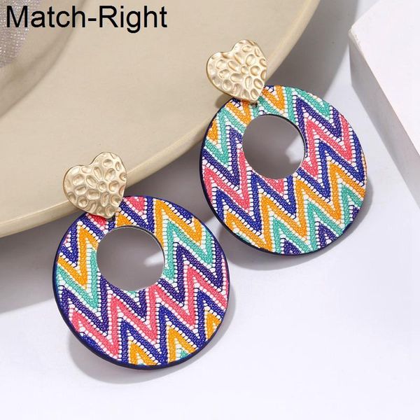 

match-right trendy earrings for women/colorful/big/round/dangle/korean/retro/heat/drop earrings female oorbellen brincos nr301, Silver