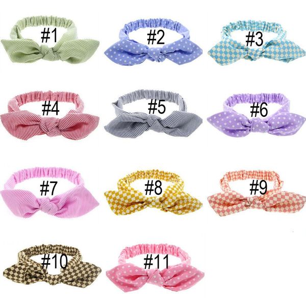 

factorync2mear dot new polka baby girls elastic headbands infant cotton bunny hairbands children hair accessories kids headwear 11