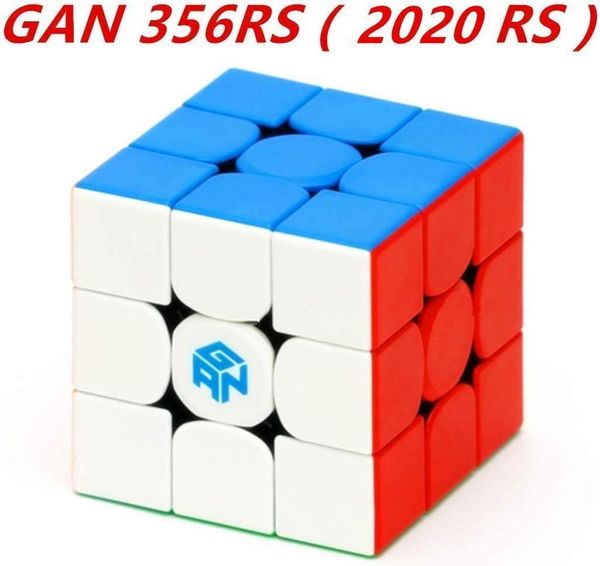 

cuberspeed gan 356 rs 3x3 stickerelss magic cube gan 356 r s 3x3x3 speed cube puzzle (356rs version) y200428