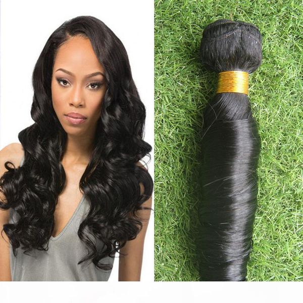 

natural color brazilian loose wave hair weave bundles 100g tuntian products curly weave human hair brazilian virgin hair style, Black