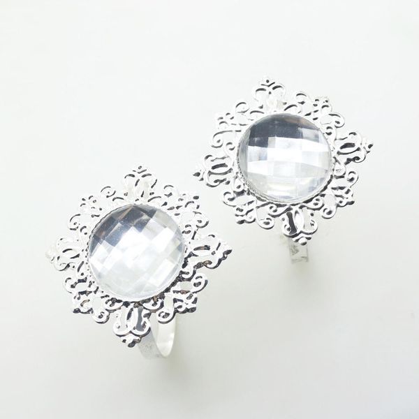 

wedding dinner decoration party napkin ring 4pcs6pcs silver acrylic dotted crafts wedding dinner coupons online latest q wmtgja