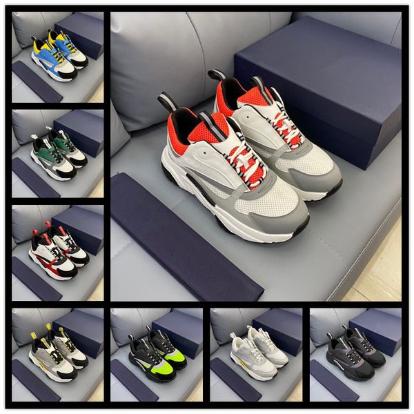 

b24 men casual shoes b22 obliques canvas stylist shoes cannage motif mesh shoes reflective vintage classical sneakers 38-44, Black