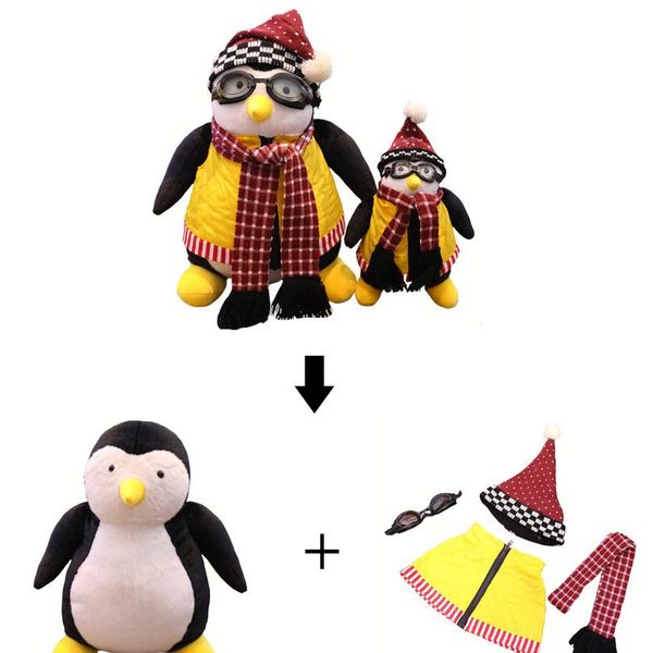 

25 см 45см друзей вокруг пингвинов плюшевые игрушки друзей шестисума кукла hugsy haji penguin плюшевая игрушка f jllzph