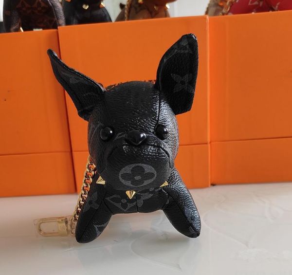 

dog keychains old peanut xiao puppies keychain fashion law dogs men and women bags backpacks ornaments creative bag car keyrings no box, Silver