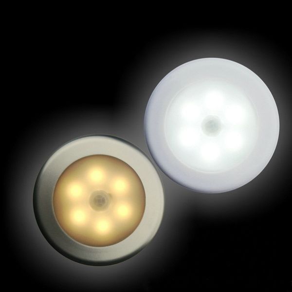 

led lights human body induction lamp corridor wall night lights circular white and yellow colors easy install intelligent sensing 8 5jx n2