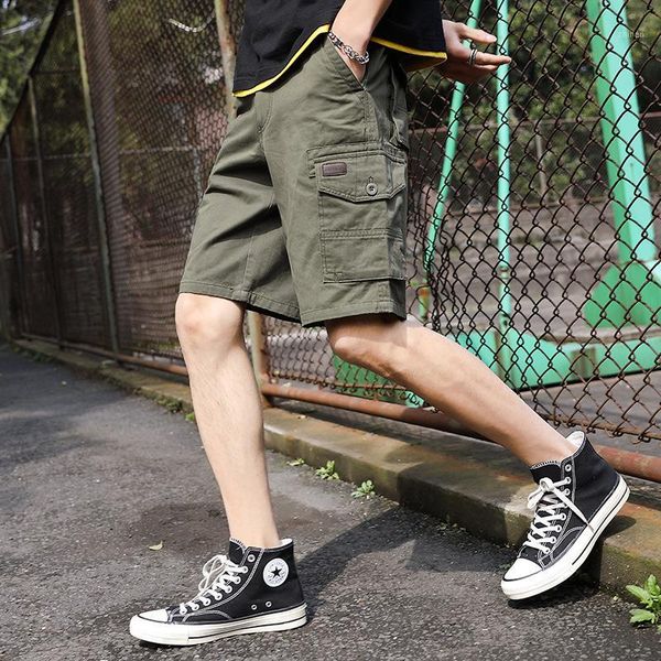 

mrmt 2019 brand summer men's five-point pants thin loose casual multi-bag short pants for male beach1, Black