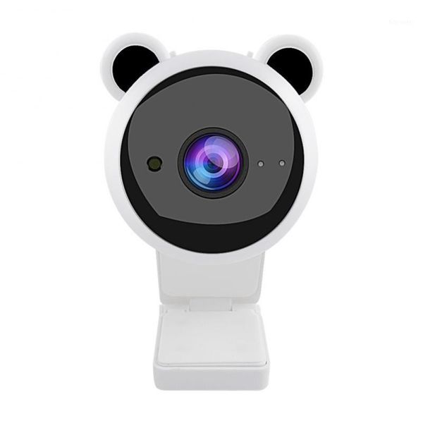 

usb 2.0 cute panda 1080p hd webcam web camera built-in microphone auto focus webcam full hd 1080p camara web para pc for work1
