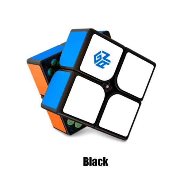 

gan251 m 2x2x2 magnetic cube magic speed ​​stickerless professional gan магниты карманный куб головоломка образования игрушки для малыша gan, Black;red