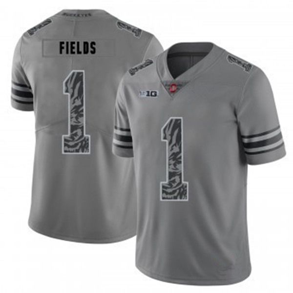 2021 Mens Justin Fields Ohio State Buckeyes Jersey 33 Master Teague