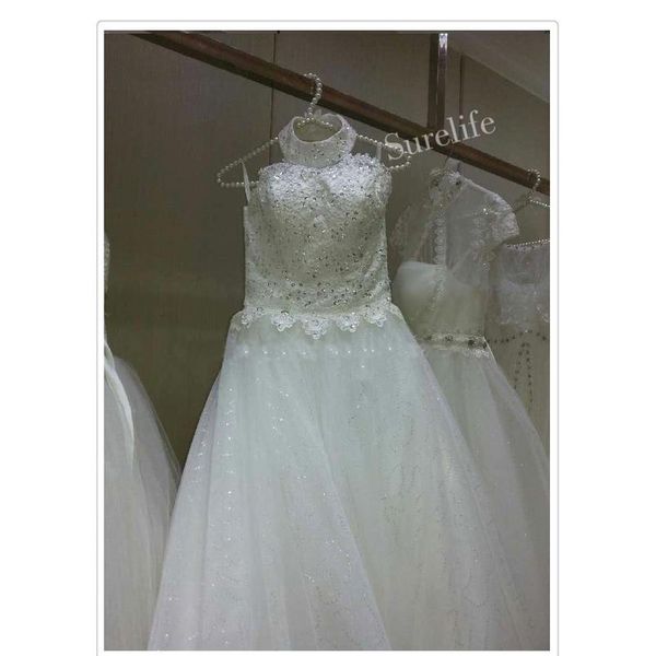 

5/10pcs/lot 40cm new arrival pearl plastic hanger clothes rack hangers for clothes coat sweater dres jllpiw