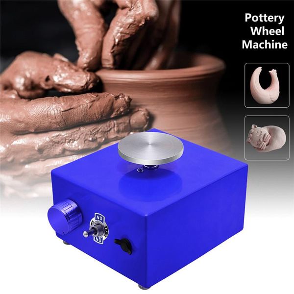 

mini pottery wheel machine electric pottery wheel diy clay tool with turntable tray for ceramic work ceramics clay art craft