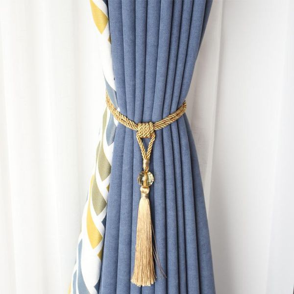 

1pc tassel tieback polyester curtain accessories tassel holder curtain buckle tie backs tassel 1pc tieback h sqcung