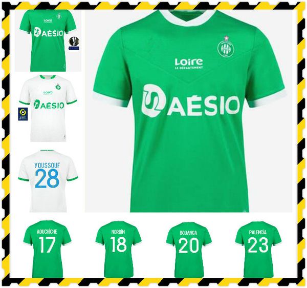 

20 21 maillot as saints-étienne 2020 soccer jerseys home away asse st etienne khazri beric boudebouz nordin kids hamouma football shirts, Black