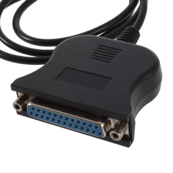 USB a 25 PIN DB25 Parallel IEEE 1284 Cabo de Impressora Adapter ConversorFree