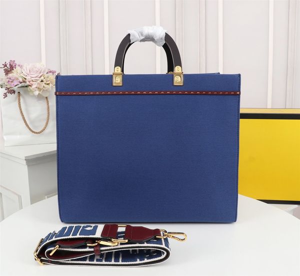 

luxurys designers shoulder bags handbag shopping bag handbag day imported canvas material shoulder bags large capacity messenger bag