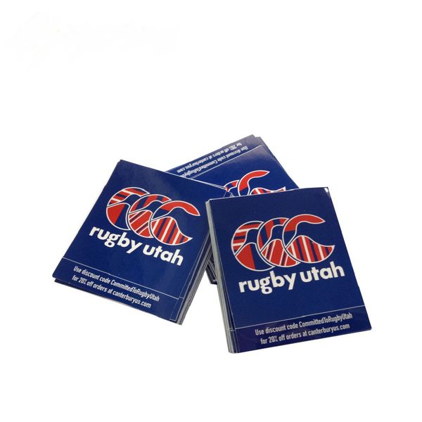 

retailed die cut custom vinyl stickers, promotional company logo sticker pvc label printing