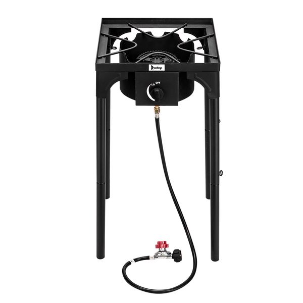 

portable outdoor stove square single burner propane liquid cooking gas cooker bbq grill camping patio travel stove rang us stock