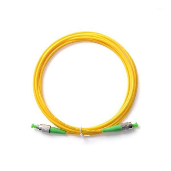 

fiber optic equipment 100 pcs patch cord simplex fc/apc optical jumper cable catv sx 1 3 5 10 20 100m meters ftth