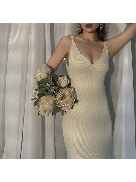 

2021 new vintage fall clothes v neck dressed in sleeveless pullover vest two elegant female ensembles winter fine mesh suit o9o0, Black;gray