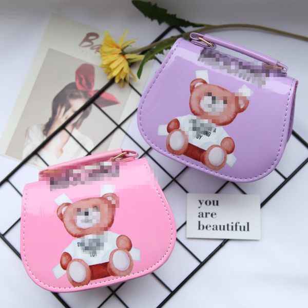 

детские сумочек новейшего мультфильм pattern сумка ребёнка crossbody мини сумка дизайн дети плечо мешки девушка, Black