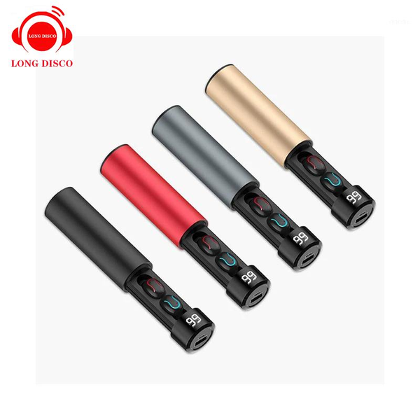 

long disco ld-q67 tws bluetooth 5.0 in-ear wireless with microphone sports waterproof headsets led charging box for android1