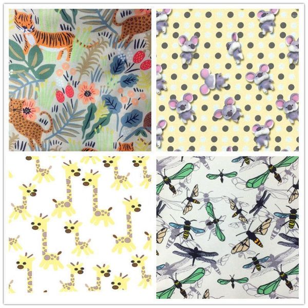 

waterproof digital printing cloth suitable for backpack handbag fabrics tablecloth curtain pillow diy handicraft sewing su1, Black;white