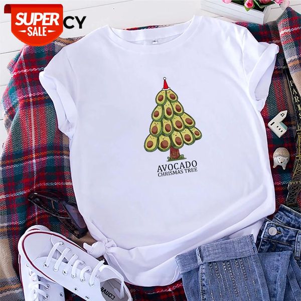 

jfuncy plus size 5xl women t shirts avocado printed short sleeve summer cotton t-shirt female oversize woman casual tshirt #yq9t, White