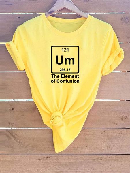 

um element of confusion t shirt table of elements tshirts the element of um off the apparel science shirtswomen clothes, White