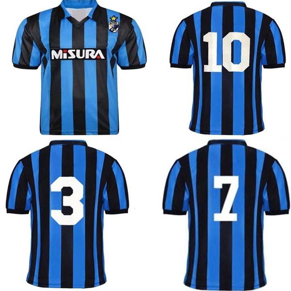 

1988 1989 брехме бергоми мэттаус ретро футбол джерси интер 88 89 berti zenga serena klinsmann home and young classic футбол, Black;yellow