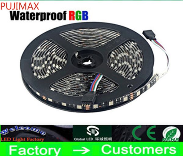 

black pcb led strip 5050,dc12v,black pcb board,ip65 waterproof,60led/m,5m 300led,rgb,white,warm white,red,green,blue