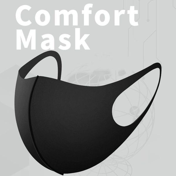 

dust-proof washable and women men masks breathable non-disposable mask black gupfq