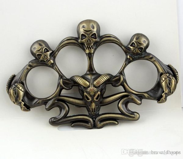 

outdoor women men skull dragon boxing finger protective gear ring tiger brass knuckle duster quality is very good hand tool354