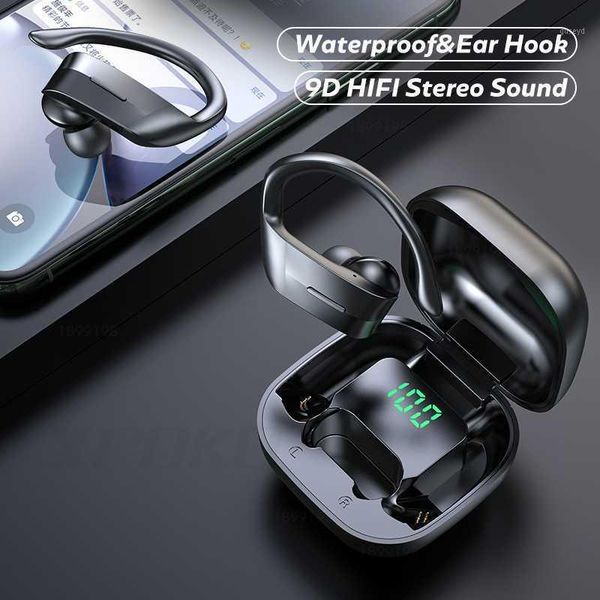

tws bluetooth 5.0 earphones wireless bluetooth headphone noise cancelling 9d hifi stereo sport headset handswith microphone1