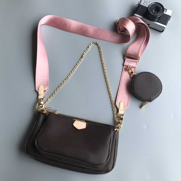 

fashion bags 3-piece shoulder bag lady messenger bag pu handbag wallet crossbody bags l flower lady handbag coin purse