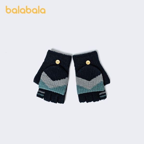 

balabala children's gloves winter new warm lovely knitting children random delivery