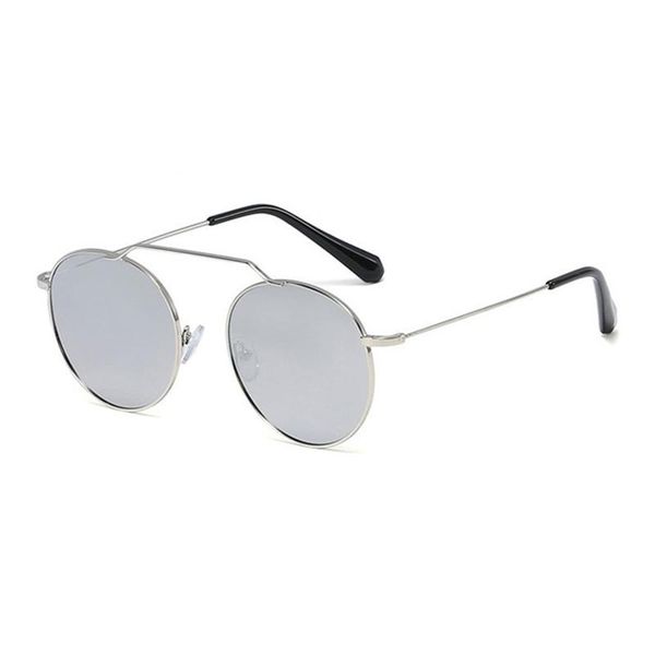 

Veshion Round Retro Sunglasses Men Women Fashion UV400 Glasses, White;black