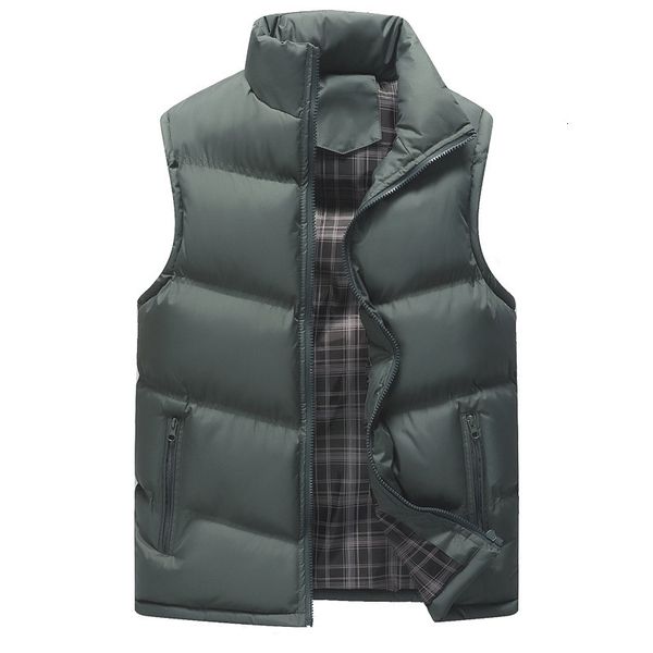 

autumn winter 2020 men's new cotton vest korean fashionable and handsome youth jacket 7202, Black;white