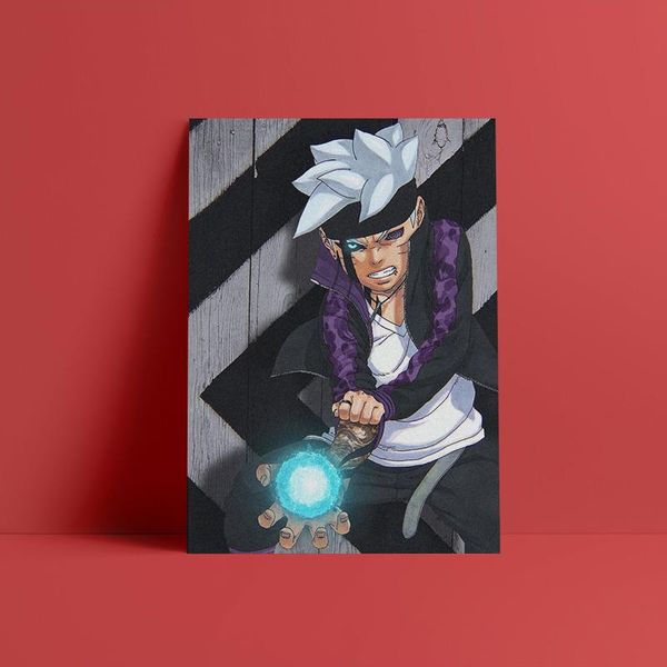 

prints home decor canvas painting boruto uzumaki wall artwork modern modular pictures animation for living room poster no framed