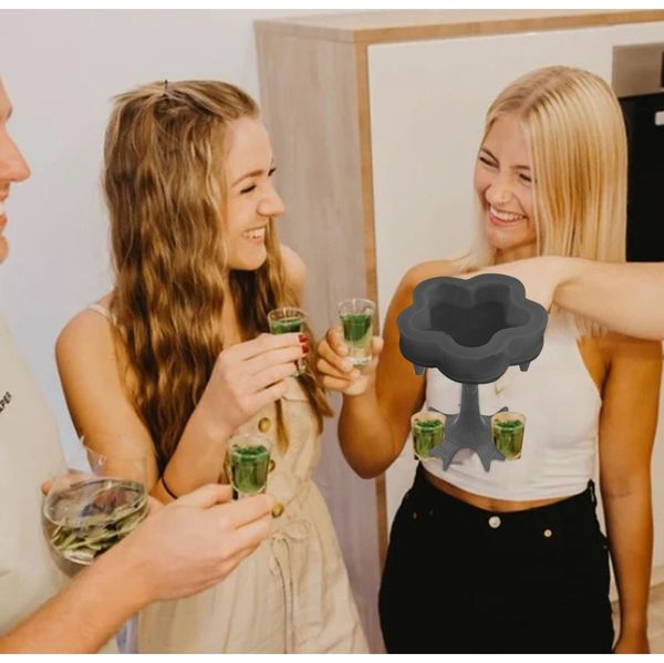 

5 shot glass dispenser держатель держатель caddy dispenser party parting games бар коктейль вино пиво быстрый заполнитель инструмент sqcibn