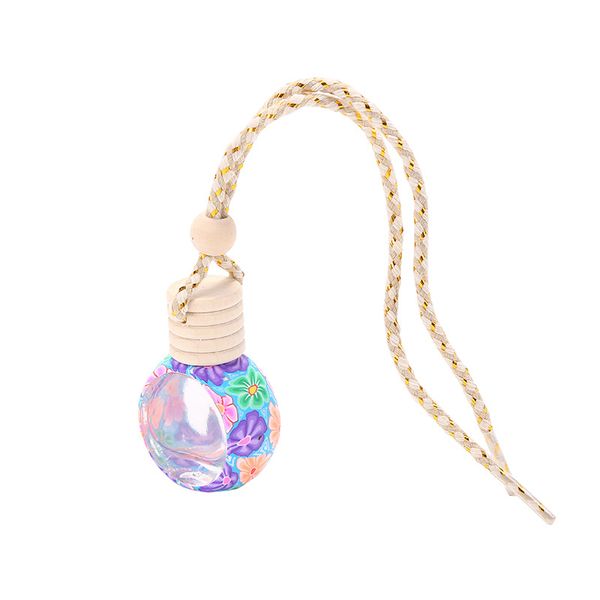 

car perfume bottle pendant essential oil diffuser bag clothes ornaments fragrances air freshener pendant empty glass bottle for 110 k2