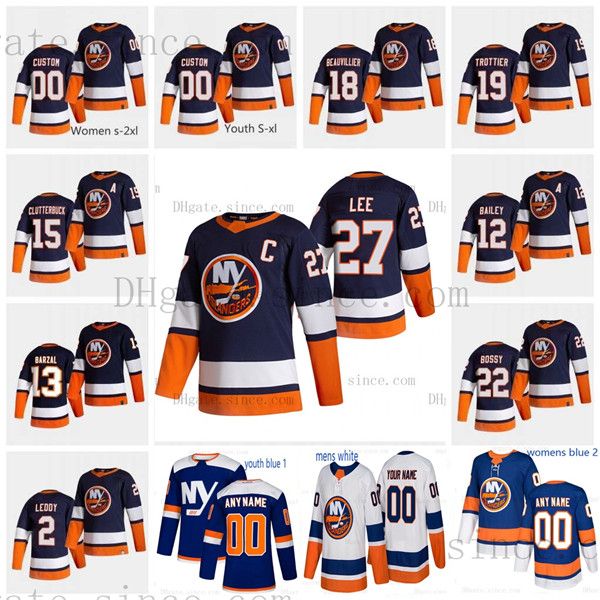 

new york islanders mathew barzal 2021 reverse retro jean-gabriel pageau beauvillier semyon varlamov komarov lee leddy cizikas martin jersey, Black;red