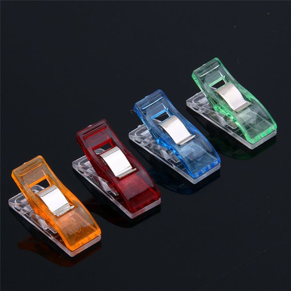 

patchwork 10 colors plastic clips diy holder for fabric quilting craft sewing knittingjshw