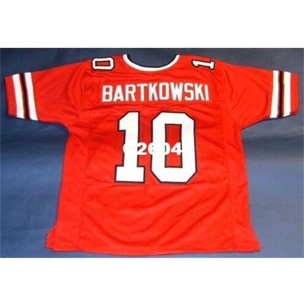 

2604 custom #10 steve bartkowski red college jersey size s-4xl or custom any name or number jersey, Black