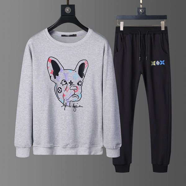 

2020men's fashion designer sportswear spring and autumn casual sportswear men's sportswear couple hoodies jogging, Gray