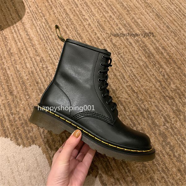 

martin boots women's ankle boot classic 8 holes motorcycle martin shoes goodyear boots first layer cowhide black