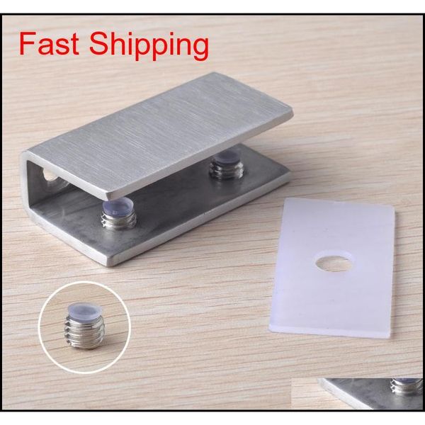 

hardware accessories shelves support brackets 304 stainless steel glass clamps for 8-12mm g qylusk new_dhbest