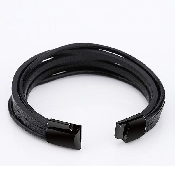 

zoshi mens leather wrap bracelet cool genuine leather bracelet for women men multilayer braided rope b sqcofg, Golden;silver