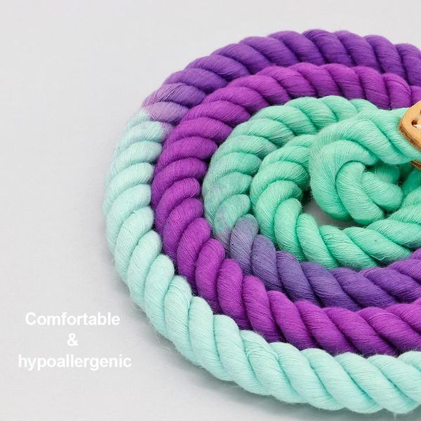 

4 colors durable nylon dog leash pet puppy walking training dog leash lead dogs leashes strap belt cotton traction rope bbyjjl