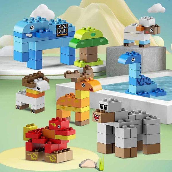 

children's big granule building blocks 2-4 years old baby toys puzzle power brain assembly children boys and girls